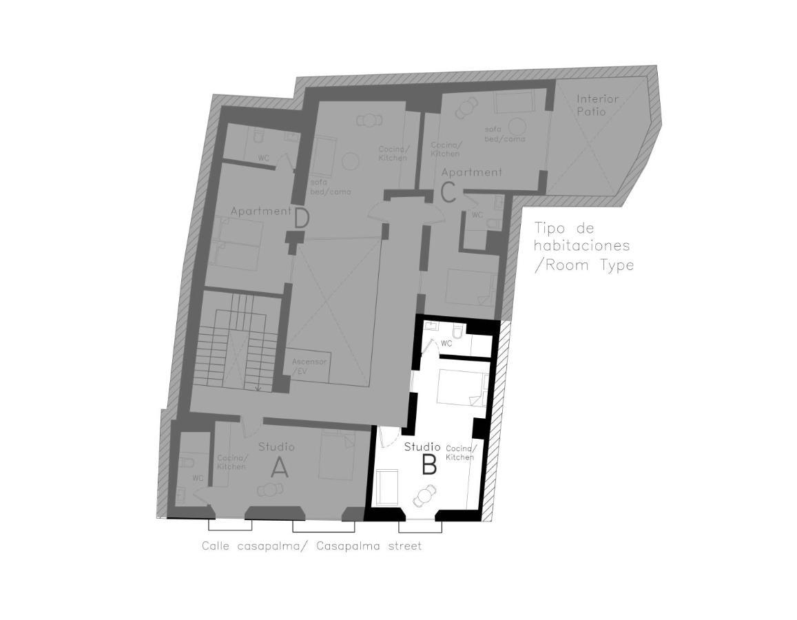 Apartamentos Casapalma Centro Histórico Málaga Exterior foto